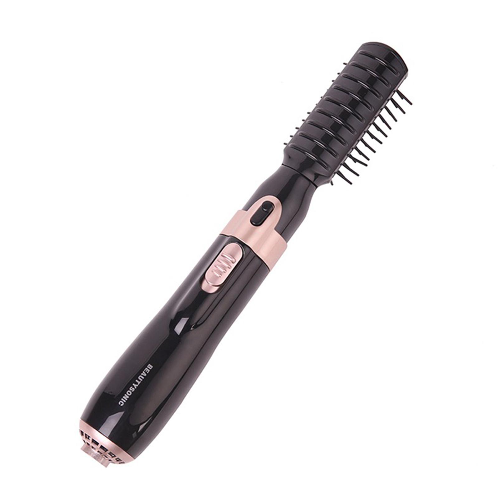 

4-in-1 Hot Brush H Dryer Comb H Curler Straightener 30-Second Fast Heating Wet and Dry Use Temperature-Controlled H Care Styling Tool Set