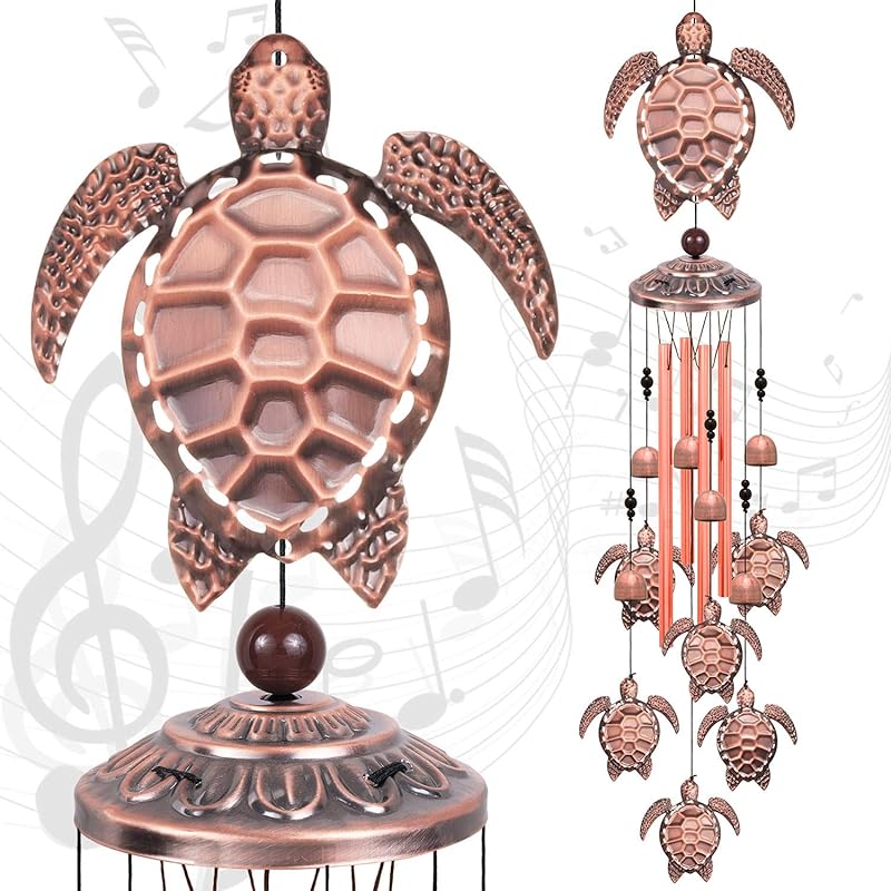 Solawindchime Outdoor Hummingbird Wind Chimes, Hummingbird Bronze Wind Chimes, Gift Wind Chime, Hummingbird Wind Bell Gifts for Women, for Home,