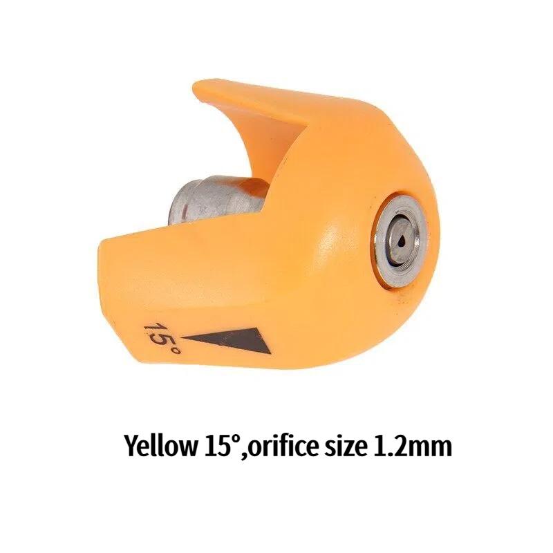 

High Pressure Washer Spray Flat Fan Nozzle Tip 1/4 Quick Connect Plug 0 15 25 40 Degree Jet Sprayer Nozzle Car Washer Water Gun