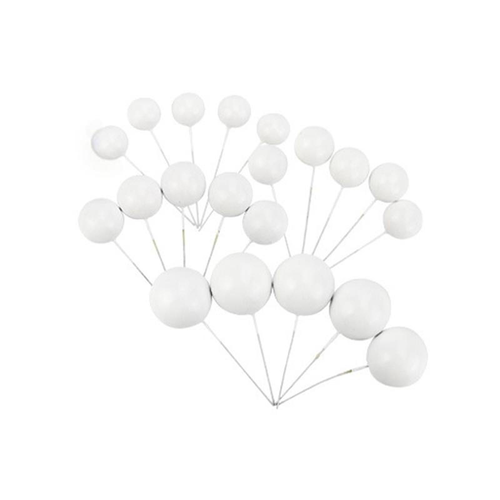 

10 шт. 2-3 см шарик для торта, украшение на торт золотого и синего цвета, сделай сам, украшения для торта, свадьба, дети, день рождения, вечеринка, флаг для кекса на детском празднике S белый