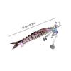 Chaveiro de Peixe Chaveiro de Isca de Pesca em Acrílico Pingente de Mochila Presentes de Pesca para Homens