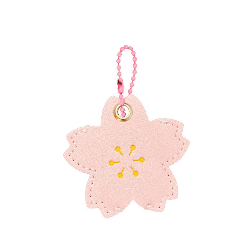 1 szt. Ochraniacz na klucze Kształt codziennego kwiatka Mały świeży Uchwyt na kartę zbliżeniową Kartę dostępu Wielokolorowy brelok