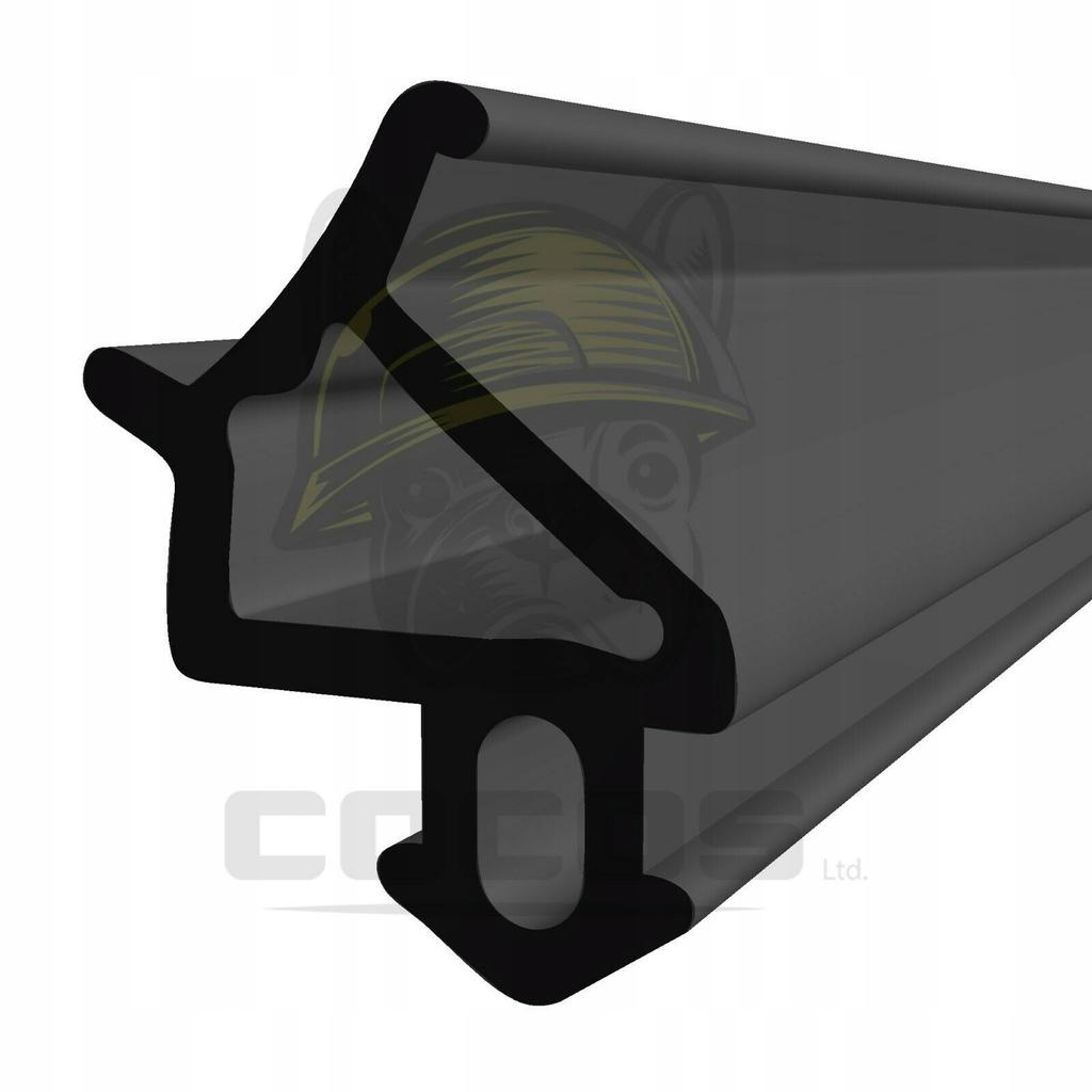 Seal for PVC windows S-1530 BLACK 1m