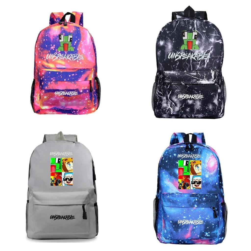 Unspeakable Backpack With Large Capacity For Boys And Girls