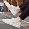 Echtes Leder Herren Freizeitschuhe Herren Atmungsaktive Slip-on-Fahrschuhe Herren Freizeitschuhe