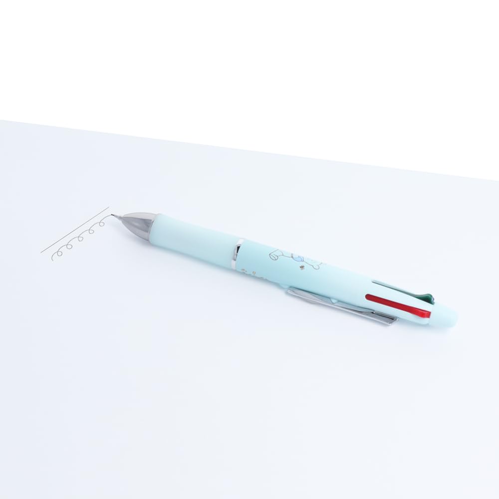 Stationery Disney Multicolor Pen Grip Disney Gift Pen Winnie the Pooh Pale Blue S4732049 Sun-Star Dr. 4+1