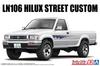 Aoshima Bunka Kyozai The Tuned Car LN106 Hilux Long Bed Street Custom Plastic Model (AOSHIMA) 1/24 '94 (Toyota)
