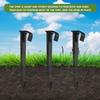 40pcs Durable Plastic PE Pipe Clip Set Garden Hose Support Studs For 1/2-Inch Drip Irrigation Pipes Gardening Accessories