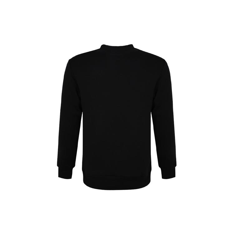 Converse Sweatshirts Men's Black Crew Neck Moderate Regular 10008816-A01