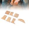 7Pcs Handmade Use Wooden Pottery Tool 7-piece Set Durable Trimming Tool Smooth Multi-shape Clay Tool Art Creation