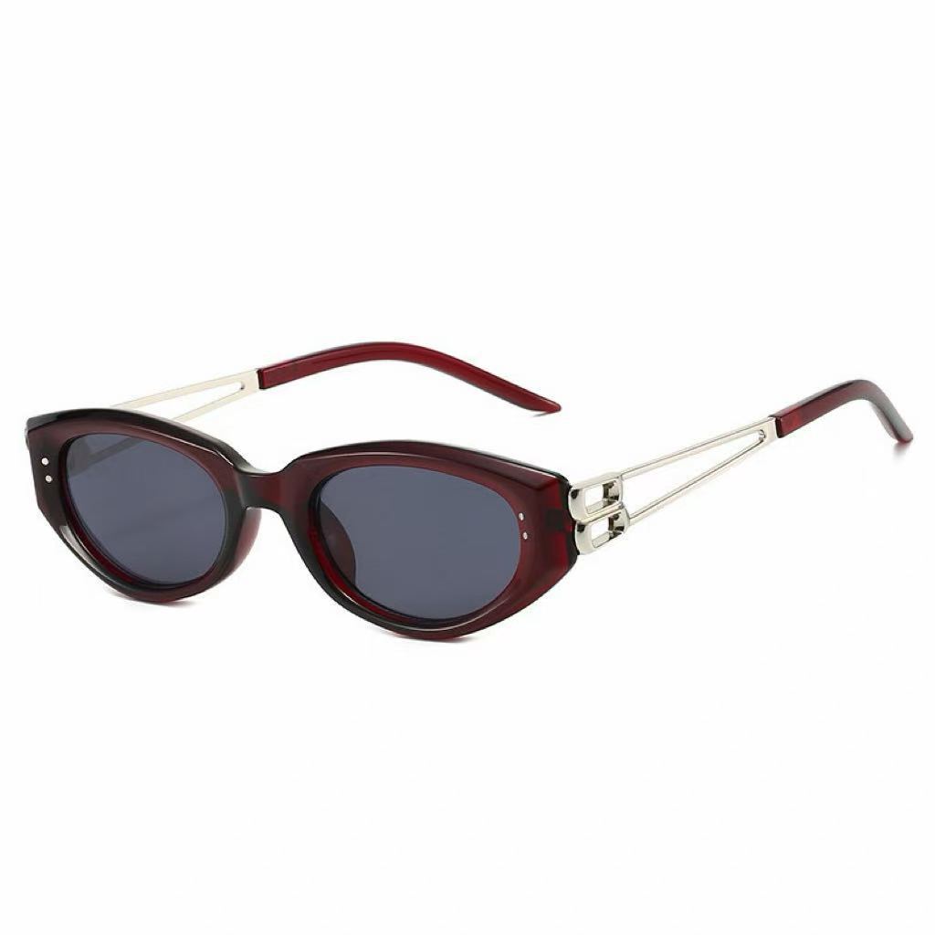 New fashion advanced sense UV protection cat eye sunglasses versatile sunglasses street sunglasses