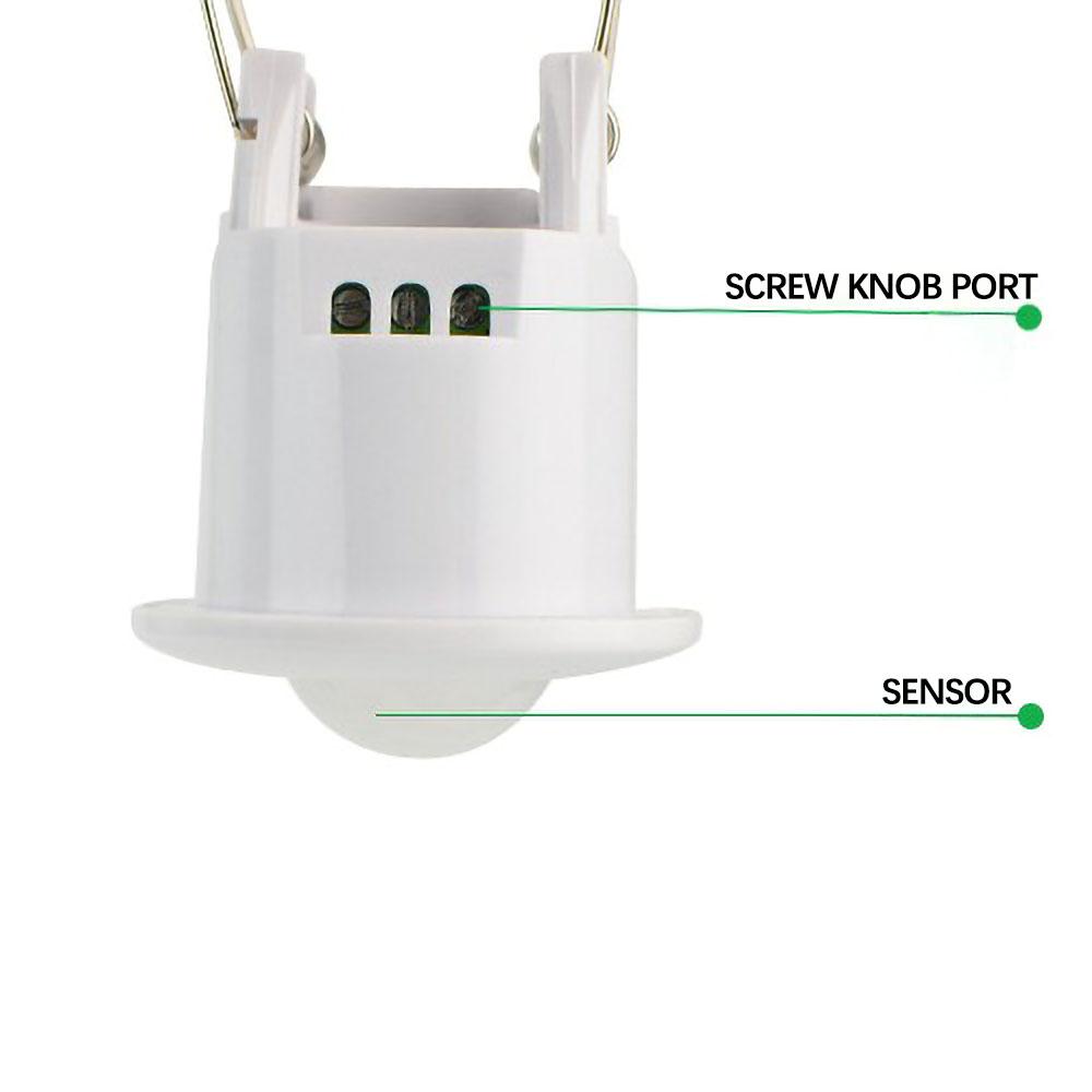 

AC 110V-240V 220V Ceiling Human Body Infrared Sensor Switch Opening Diameter 4CM Small Type 120 Degrees PIR Infrared Detector 4cm