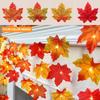 1.5m/3m Maple Leaves Pumpkin LED Light String Thanksgiving Day Fairy Lights Garland for Autumn Wedding Holiday Party Garden Decoration Lights