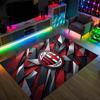 AC Milan Design Crystal Velvet Carpet Cozy Non?Slip Printed Rug For Bedroom Living Room Entrance