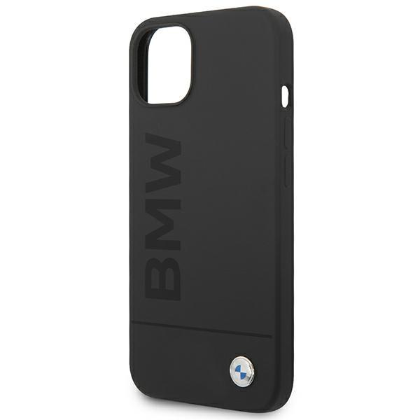 Bmw Case Bmhmp14Mslblbk Iphone 14 Plus/ 15 Plus 6,7 Black/Black Hardcase Silicone Signature Logo Magsafe