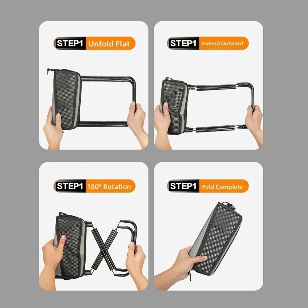 Sturdy Small Mazar Satchel Wear-resistant Folding Chair Compact Pen Bag Stool Fishing