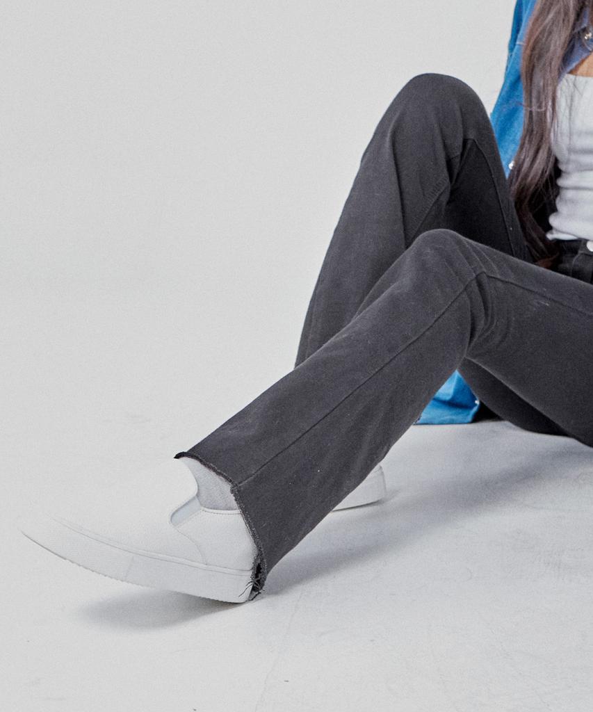Heeltop Ht3503 6Cm Height-Increasing Slip-Ons Depend White