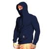 Fashion Men's Sportswear Hooded Long Sleeve Fleece Sweater European and American Men's Mask Sweater