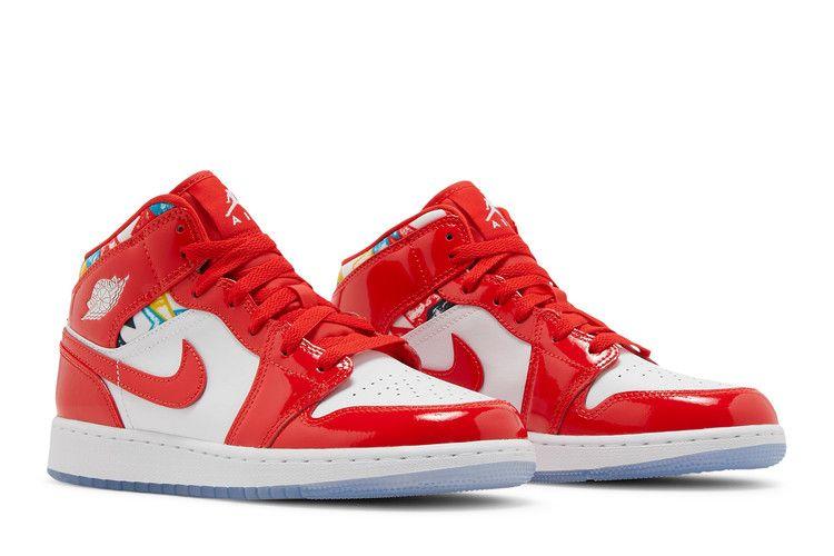 Air Jordan 1 Mid SE GS 'Barcelona Sweater'