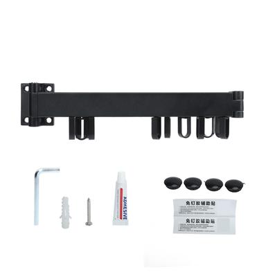 Wall Clothes Drying Rack Retractable Space Saving Rotating Ring Simple Clothes Hanger for Balcony