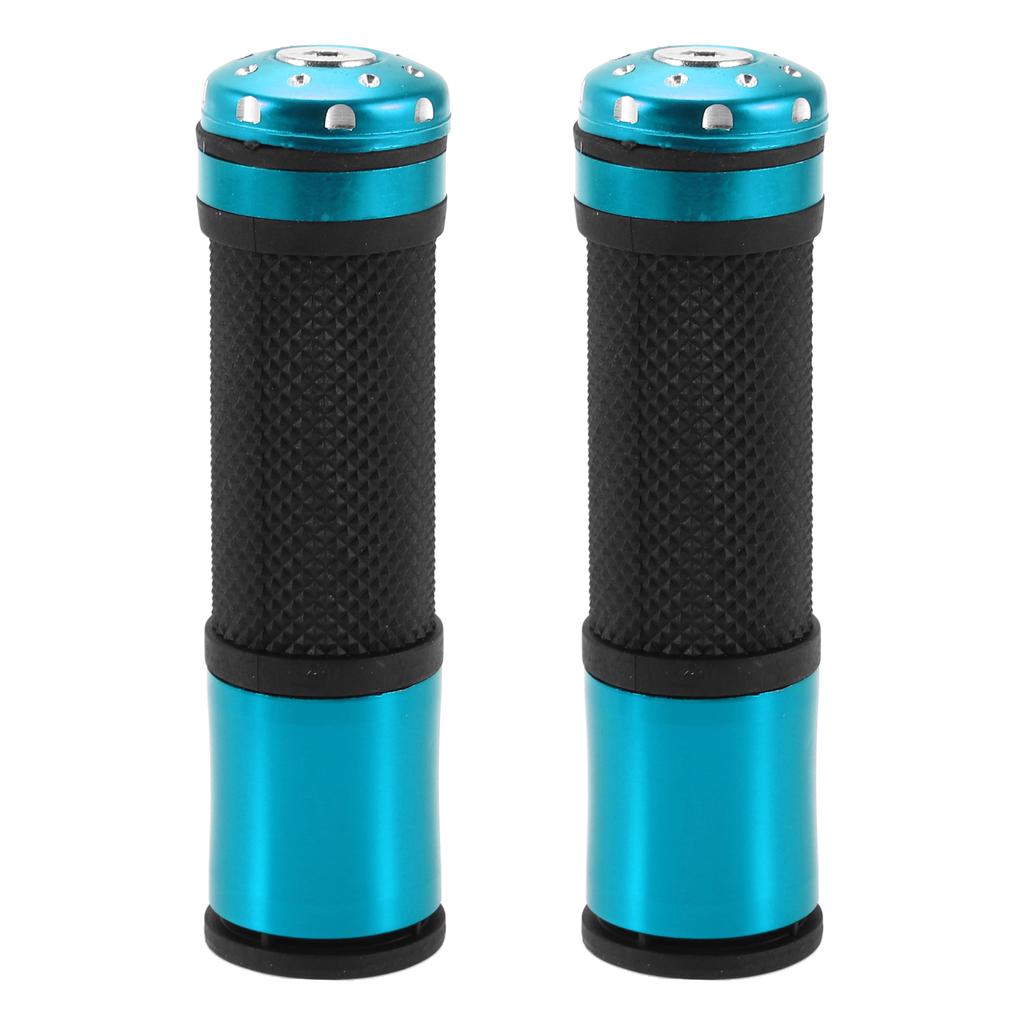 Motoforti Universal Motorcycle Hand Grips Cover Rubber Aluminum Alloy Handlebar Grips for Motorcycle Scooter Bicycle ATV 1 Pair