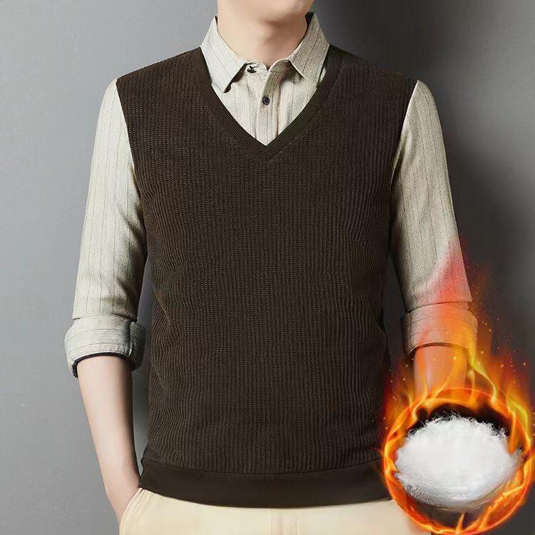 

Поддельный мужской двухкомпонентный пиджак на осень и зиму на белом утином пуху, теплый, деловой, повседневный, с лацканами XXXXL