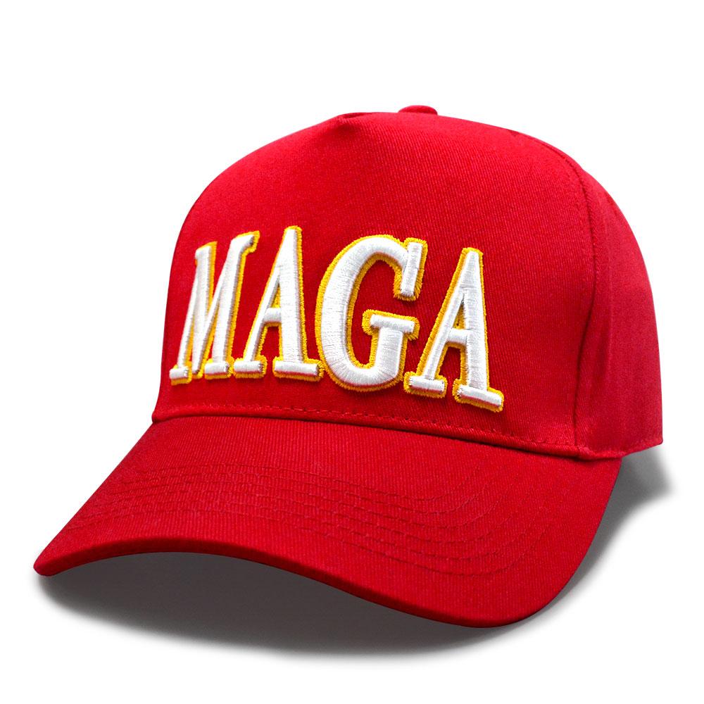 New Maga Letter Embroidery Baseball Cap Unisex Outdoor Sports Peaked Cap Sun Hat