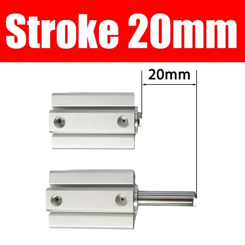 SDA Thin Cylinder Small Pneumatic 20/25/32/40/50/63/80X10X15X30X60 Cylinder Collection