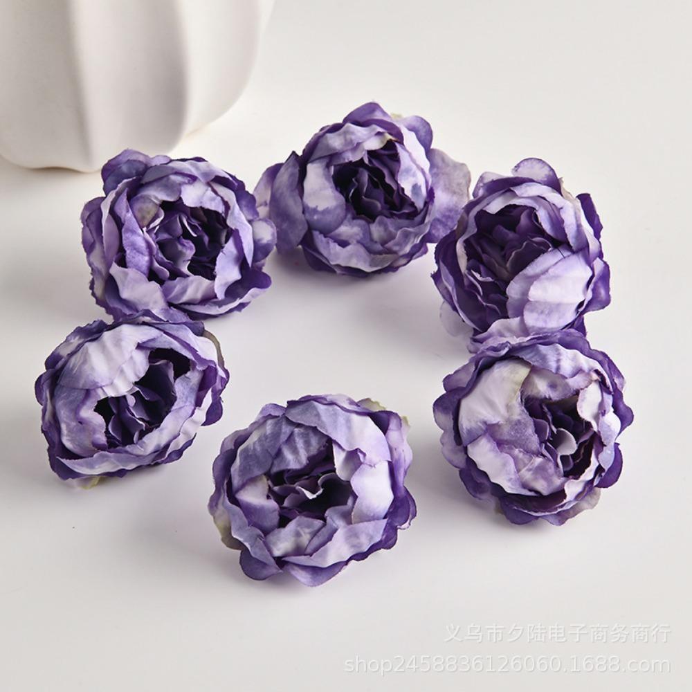 10/20Pcs Rose Artificial Flowers Heads for Home Decortion Party Wedding Decor Accessories Garden Crafts Manual Christmas Wreath