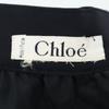 Chloe Made In France Long Length Wrap Skirt Black Series Women Used
