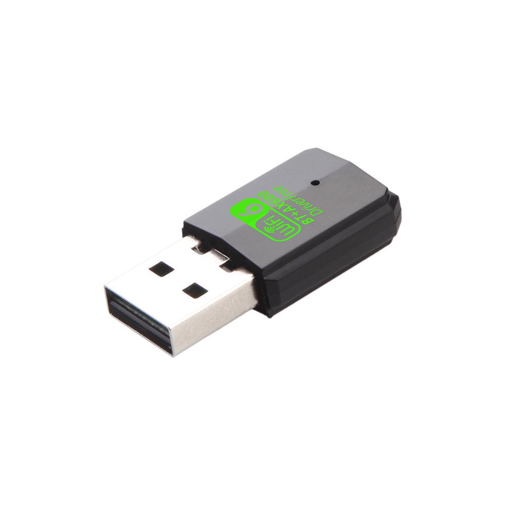 WiFi 6 USB Wireless Network Card: 286M Driver-Free Receiver & Transmitter for Desktop/Laptop