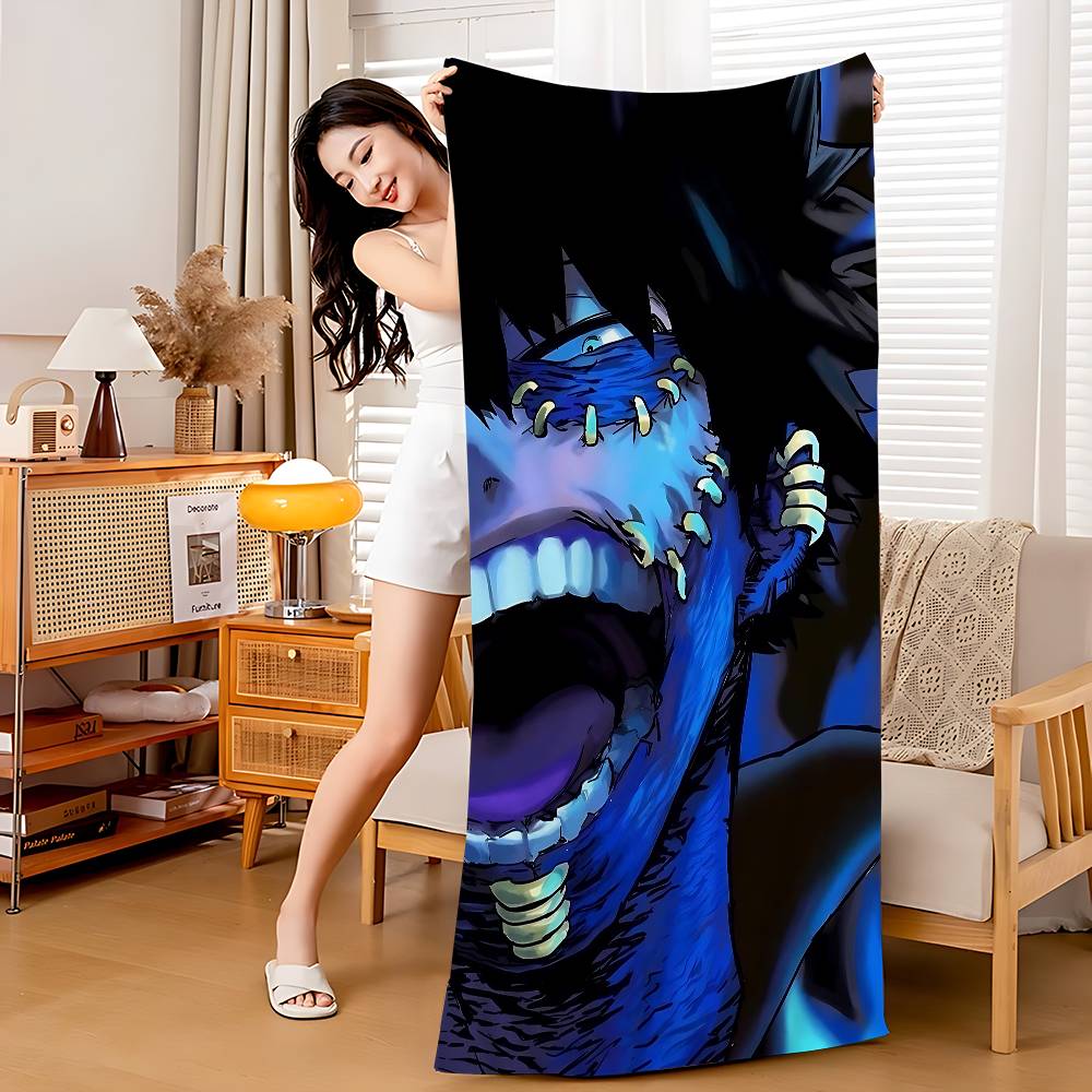 

Boku No Hero Academia Dabi Microfiber Blanket Quick Drying Beach Towels Oversized Printing Super Absorbent Pool Towel Blanket W30*H60(CM)
