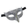 Rhinestones Masquerade Eye Mask Half Face Mask Masquerade Costume Accessories For Men Women Masquerade Halloween Cosplay Gold-Good
