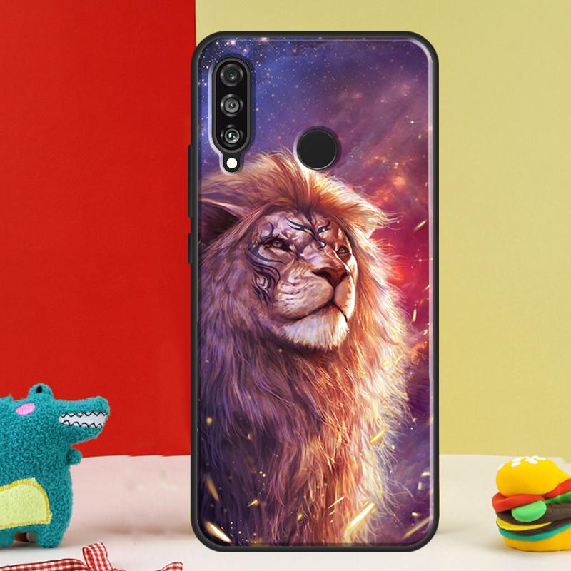 Lion Art For Huawei Nova 12s 12i 11i 8i 9 10 SE Y91 Y90 Y60 Y70 Y72 Y61 P20 P40 P30 Lite P60 Pro Case