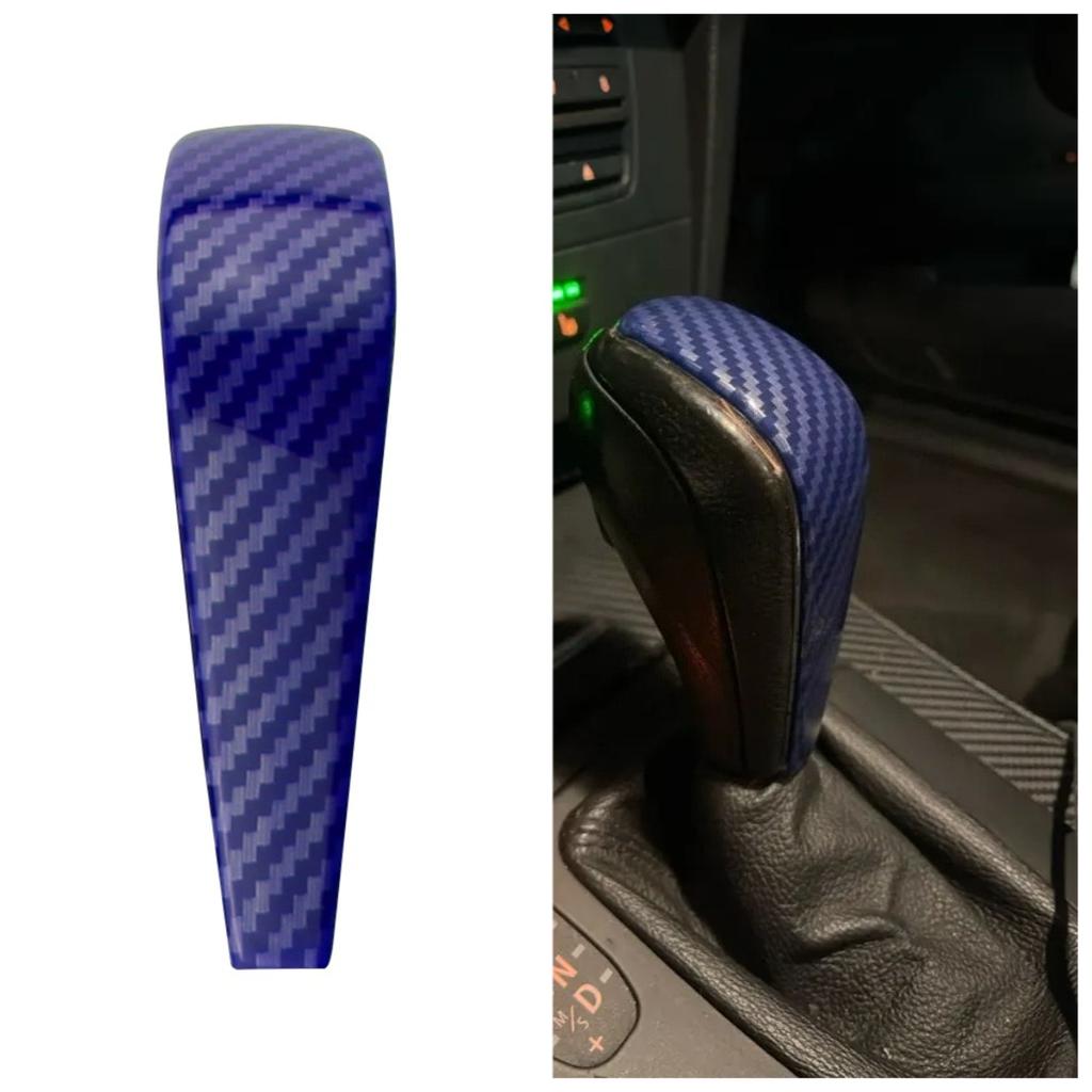 ABS Carbon Fiber Car Gear Shift Knob Sticker Trim for BMW 3Series E90 E92 E93 E84 2006-2012 Decoration Cover Accessories