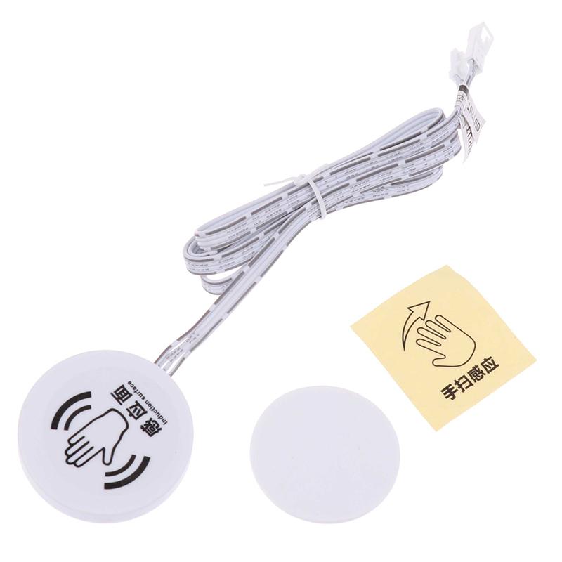 Penetrable Wooden Partition Touch Sensor Led Light Switch Hand Sweep Dimmable Touch Dimmer For Mirror Cabinet Shelf Lamp