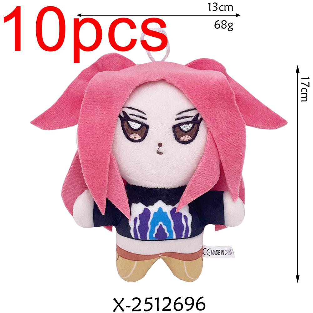 10PCS Anime Kpop Demons Hunters Plush Adorable Purple Tiger Black Cap Magpie Featuring 3 Eyes Monster Hunt Girls Group Doll Designed For Fans Gifts