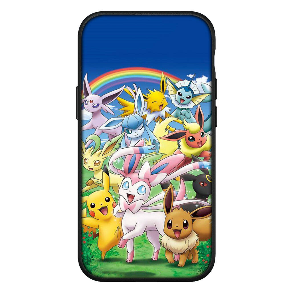 Cover for iPhone 17 16 15 Xiaomi Poco Redmi Note 14 13 12 11 Pro Max Samsung Galaxy S25 S24 S23 OPPO Huawei Anime Pokemon GO Pikachu Cute Phone Case