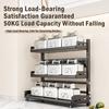 Kitchen Spice Rack Storage Organizer Countertop Knife Holder Modern Minimalist Carbon Steel