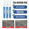 3pcs Tile Grout Repair Pen Quick Waterproof Dry White Grout Sealer