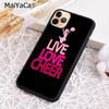 MaiYaCa Cheerleader Cheer Pink Quote Phone Case For iPhone 17 Air 16 16e 15 Plus 11 12 13 14 Pro Max Shell  Coque