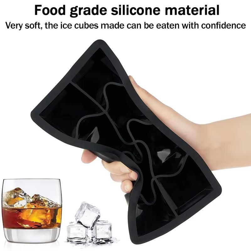 1-3PCS Silicone Ice Mold Tray for Whiskey Cocktails Wine Soup Ice Cream BPA Free Easy Release Reusable Freezer Kitchen Gadget