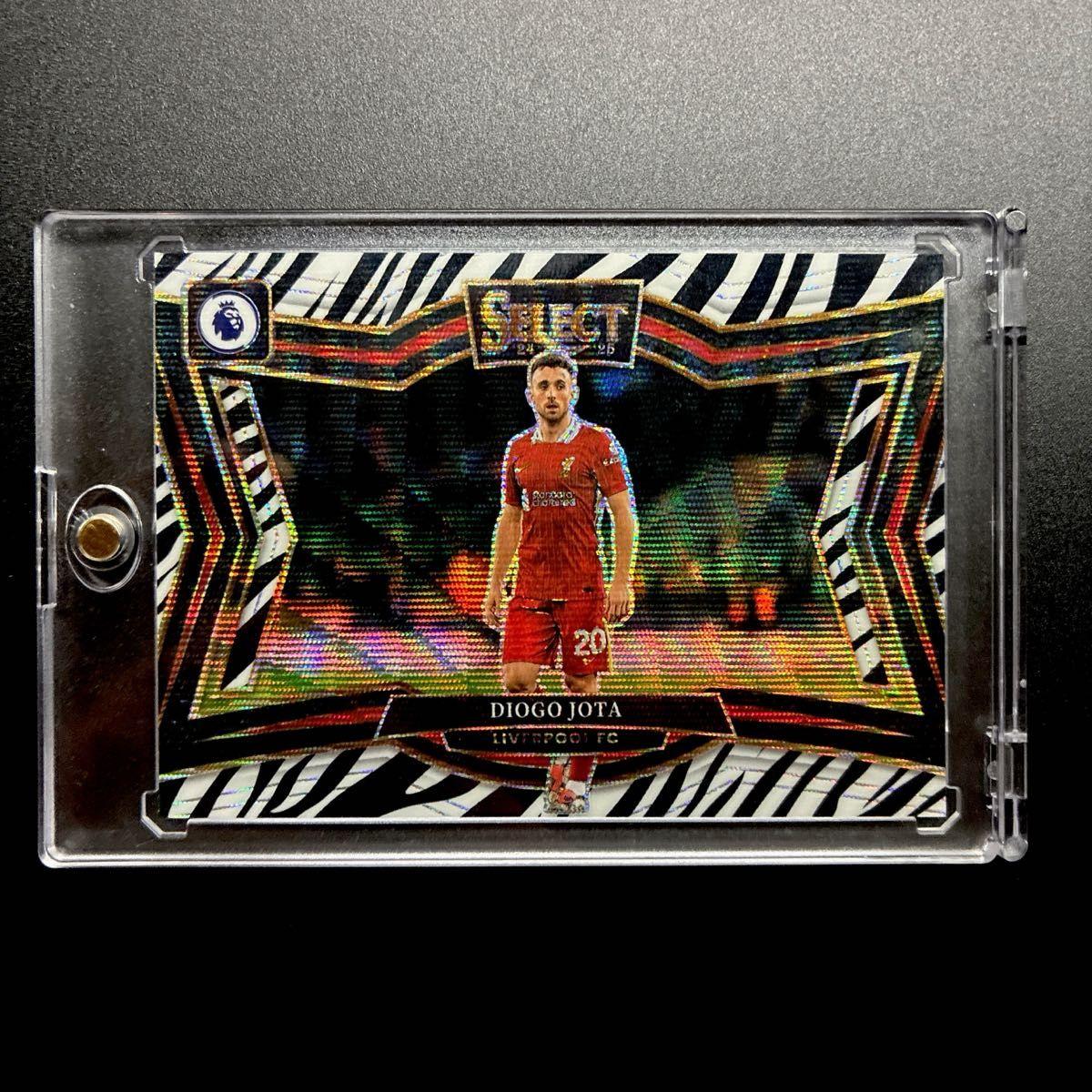 Used Rare soccer card Diego Jota Liverpool Liverpool PANINI SELECT zeebra SSP case hit