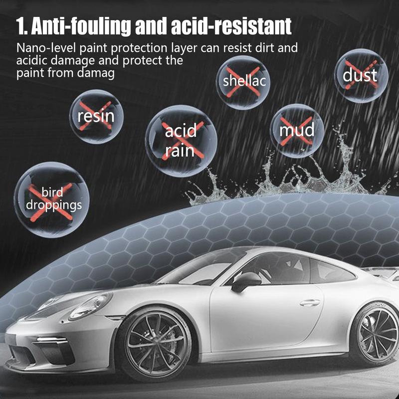 Car Coating Agent Car Paint Polish Restorer 500ml Glaze Liquid Wax Cleaning For Aircraft Exterior Interior Trim Glass Water