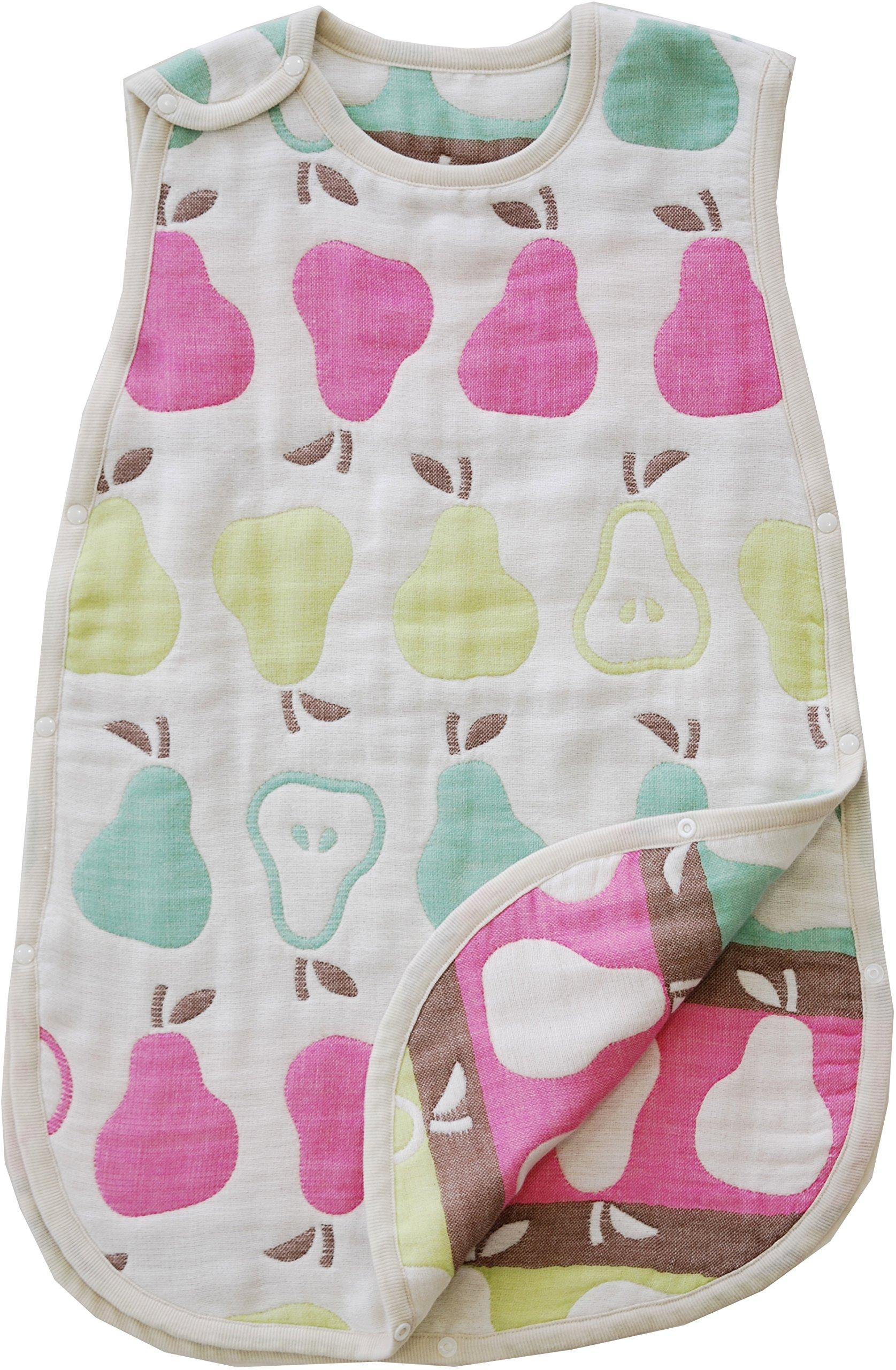 

Sandesica Fluffy Gauze Medium to 3 Years Baby 6-Layer Sleeper, (Newborn Old), Pear, 3340-9999-19, грушевый