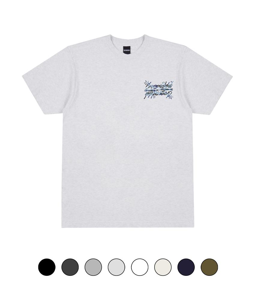 CREAM SODA LAB Camo Logo Short Sleeve T-Shirt (Type B)