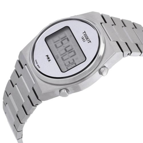 Tissot PRX Digital Watch with Bracelet and Silver Dial, Officially Imported, Model T1372631103000