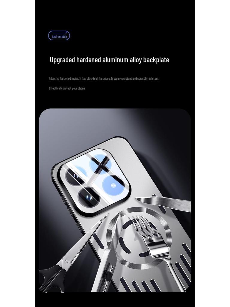 Xiaomi17 Pro Max Aluminum Lens Protective Case - Full Coverage, Anti-Fall Design