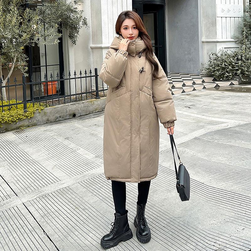 Fashionable Thick Long Down Cotton-padded Jacket, Loose Thick Coat for Women Winter