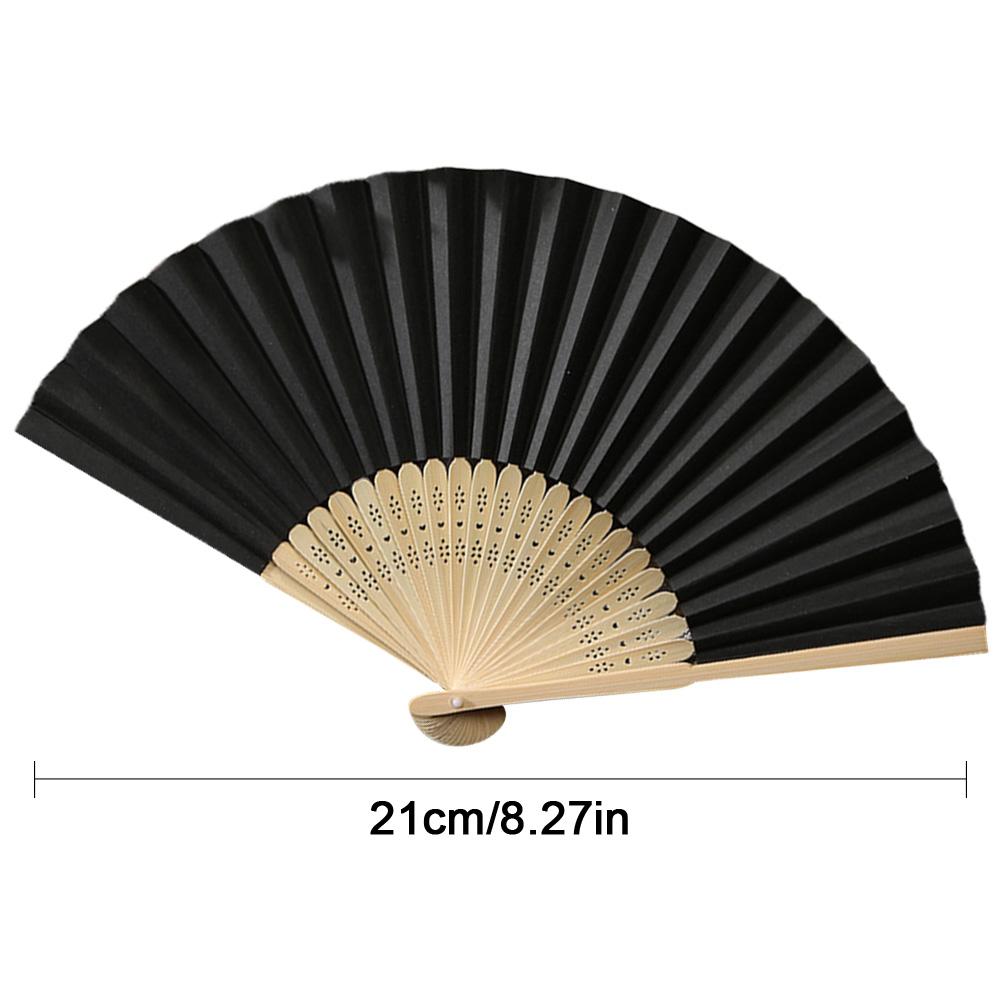 

10 шт. Пустой складной веер для DIY, ручной, для практики, складной бумажный веер, портативный, расписанный вручную, персонализированный, креативный, для танцев, реквизит для косплея